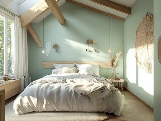 Serene Minimalist Bedroom Design With Natural Light