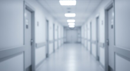 Obraz premium blur image background of corridor in hospital or clinic image 