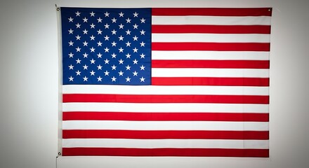 United States of America flag. The correct proportions and color

