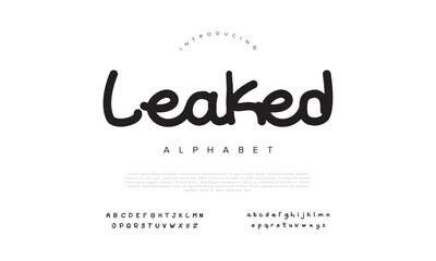 Leaked handwrite signature font Calligraphy Logotype Script Brush Font Type Font lettering handwritten