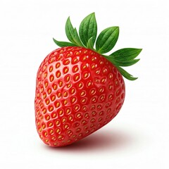 strawberry on white background