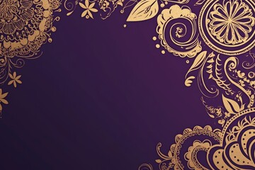 Free indian flower pattern rangoli background