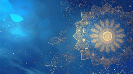 Free indian flower pattern rangoli background
