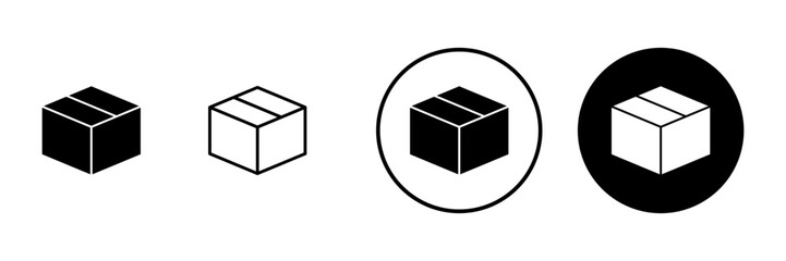 Box icon vector. box sign and symbol, parcel, package