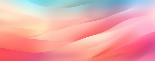 Obraz premium Abstract Blurred Wave Airbrushed Smooth Blending Gradient Background banner.