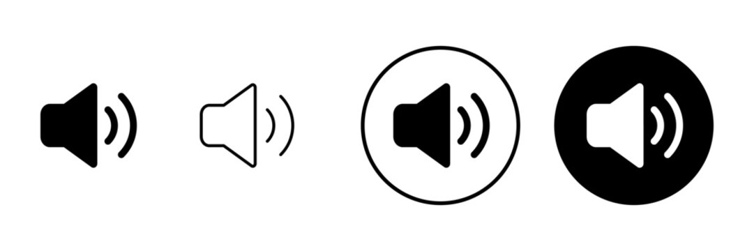 Speaker icon vector. volume sign and symbol. loudspeaker icon. sound symbol