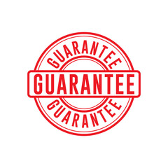 Vintage Guarantee Badge Rubber stamp icon vector design templates simple and modern concept