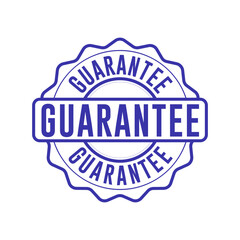 Obraz premium Vintage Guarantee Badge Rubber stamp icon vector design templates simple and modern concept