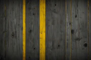 Scratched gray and yellow wooden textured background Generative AI