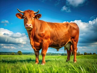 Stunning Limousin cattle photography showcases the elegance and power of purebred beef cows.