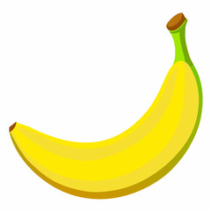 banana isolated on white background