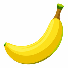 banana isolated on white background