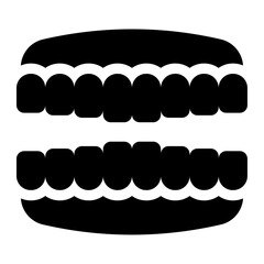 illustration of a teeth icon