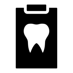 tooth medical record icon
