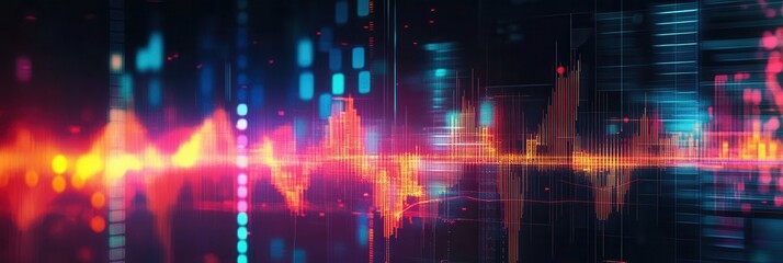 Fototapeta premium Abstract Background for Finance Business Website Banner