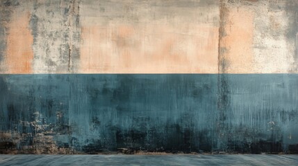 Textured Wall Background with Aged Paint and Vintage Aesthetic