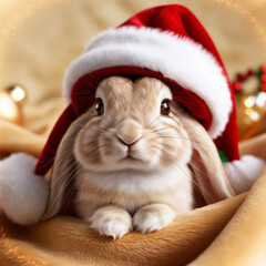 Rabbit Santa Claus토끼 산타클로스 Generative AI