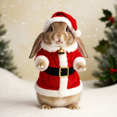 Rabbit Santa Claus토끼 산타클로스 Generative AI