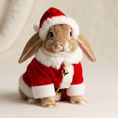 Rabbit Santa Claus토끼 산타클로스 Generative AI