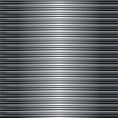 Fototapeta premium The striped metallic texture consists of gradient horizontal lines.