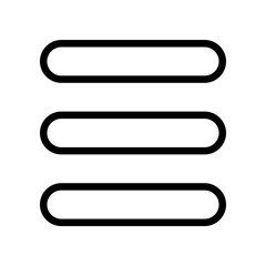 Fototapeta premium expand menu icon, line vector isolated on white background. trendy and modern design