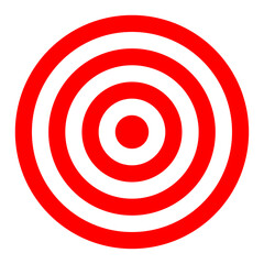 的あてのイメージイラスト 赤