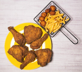 Restaurant food. Various dishes. Clubhouse, pizza, sushi. Traditional food. Fast food. Hamburger