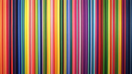 Vibrant Rainbow Stripes: A Symphony of Color