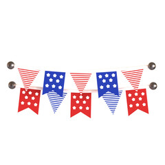 Fototapeta premium united states flag banner 3d icon illustration