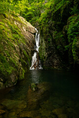 Waterfall into Canyon along the Cedar Run Trail