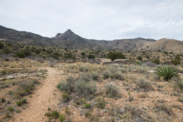 Ruins trail at Fort Bowie National Historic Site, Arizona
