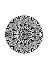Mandala for your art work. Mandala for paint easy and relax. Mandala pattern ,background ,tattoo,coloring book , Line design, meditation, calmpage,flower,coloring book line art vector.