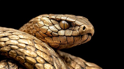 Golden Viper Close-up