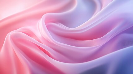 Fototapeta premium Soft Pink and Purple Fabric Draped Beautifully