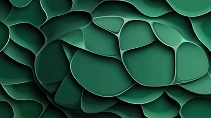 Obraz premium Abstract green organic shapes texture background.