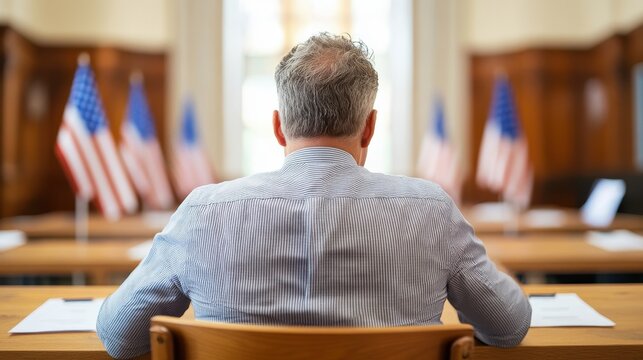 Engaging in democracy at the polling booth during election season