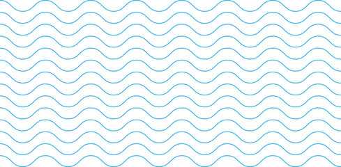 Sea wave pattern background. Vector ocean wave shape pattern