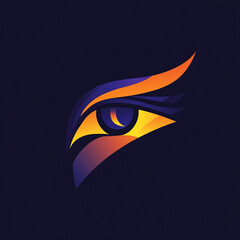 Eye of Horus Ancient Egyptian illustration sports team logo