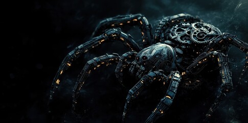 A Mechanical Spider Robot Design With Gears