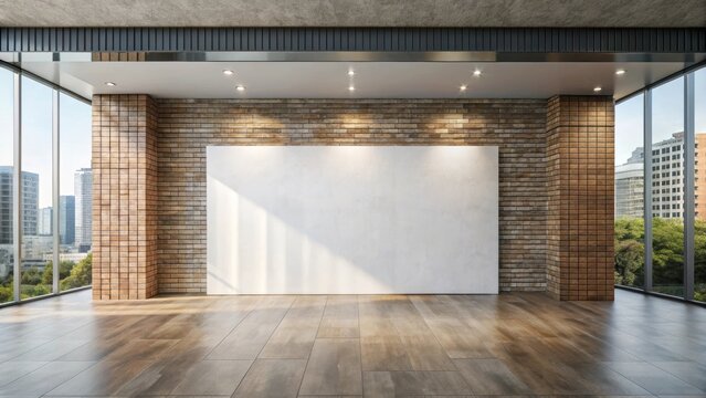 Large wall mockup for branding and mural, mockup, wall, branding, mural, design, advertisement, mock-up, painting