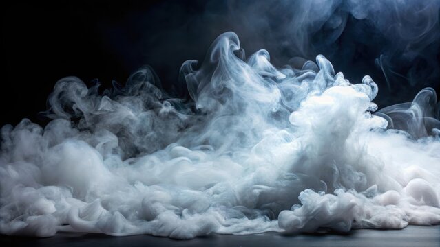 Realistic overlay of dry ice smoke fog mist clouds creating a mysterious background, dry ice, smoke, fog, mist