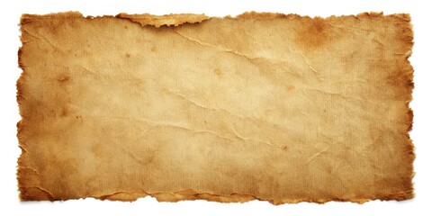 Vintage weathered paper with torn edges, vintage, weathered, paper, torn, edges, texture, antique, background, aged, grunge, old