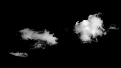 smoke on black  cloud