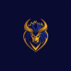 Obraz premium Minotaur illustration sports team logo