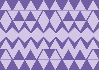 Seamless Abstract diamond geometric pattern with 2 colors: deep periwinkle and soft purple.