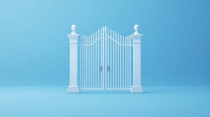 wrought gate