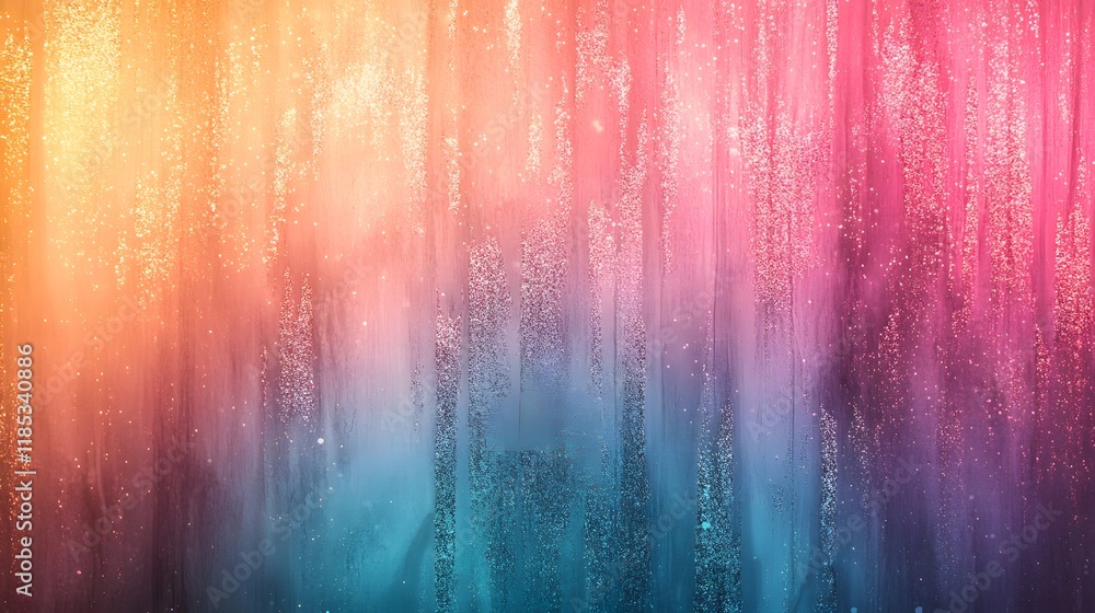 Poster abstract glittering gradient background with vertical lines