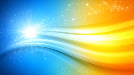 Vibrant abstract background with flowing colors and light