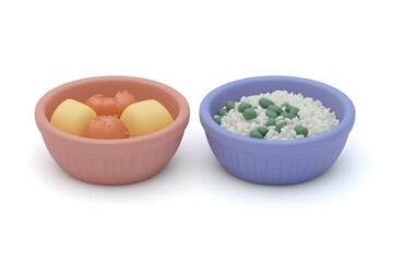 Yummy Baby Food: Rice, Peas & Potatoes