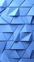 Geometric blue abstract background with triangles